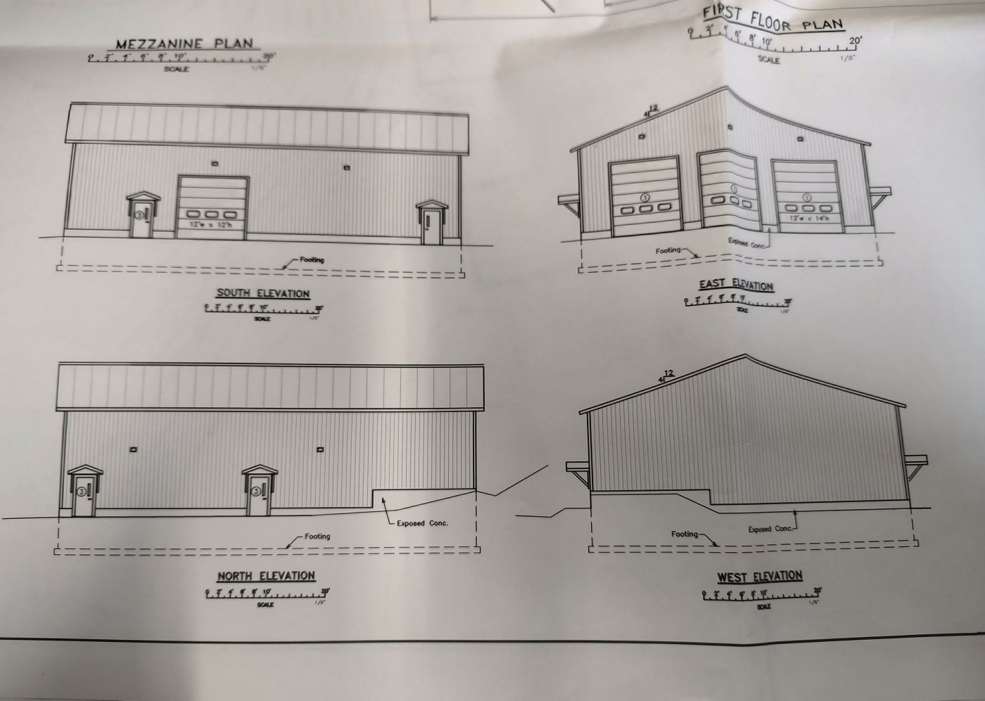 A rendering of the new fire department building in Anson.