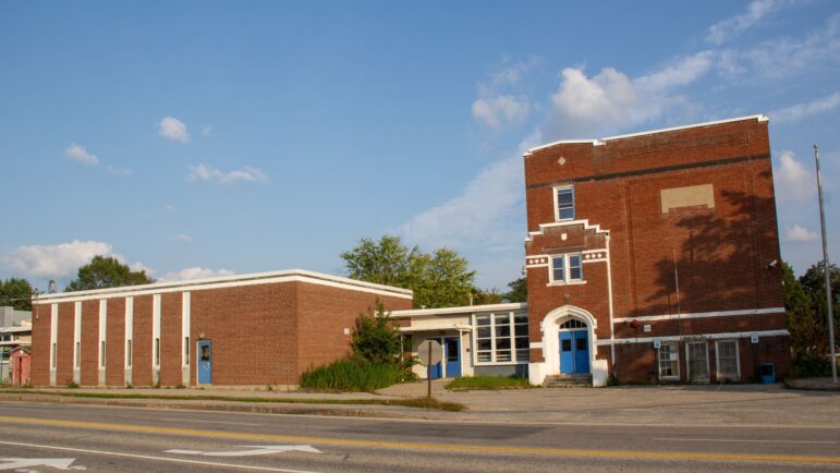 The exterior of the former Martel elementary school.