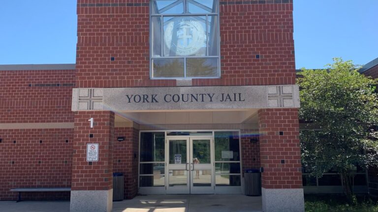 exterior of the york county jail
