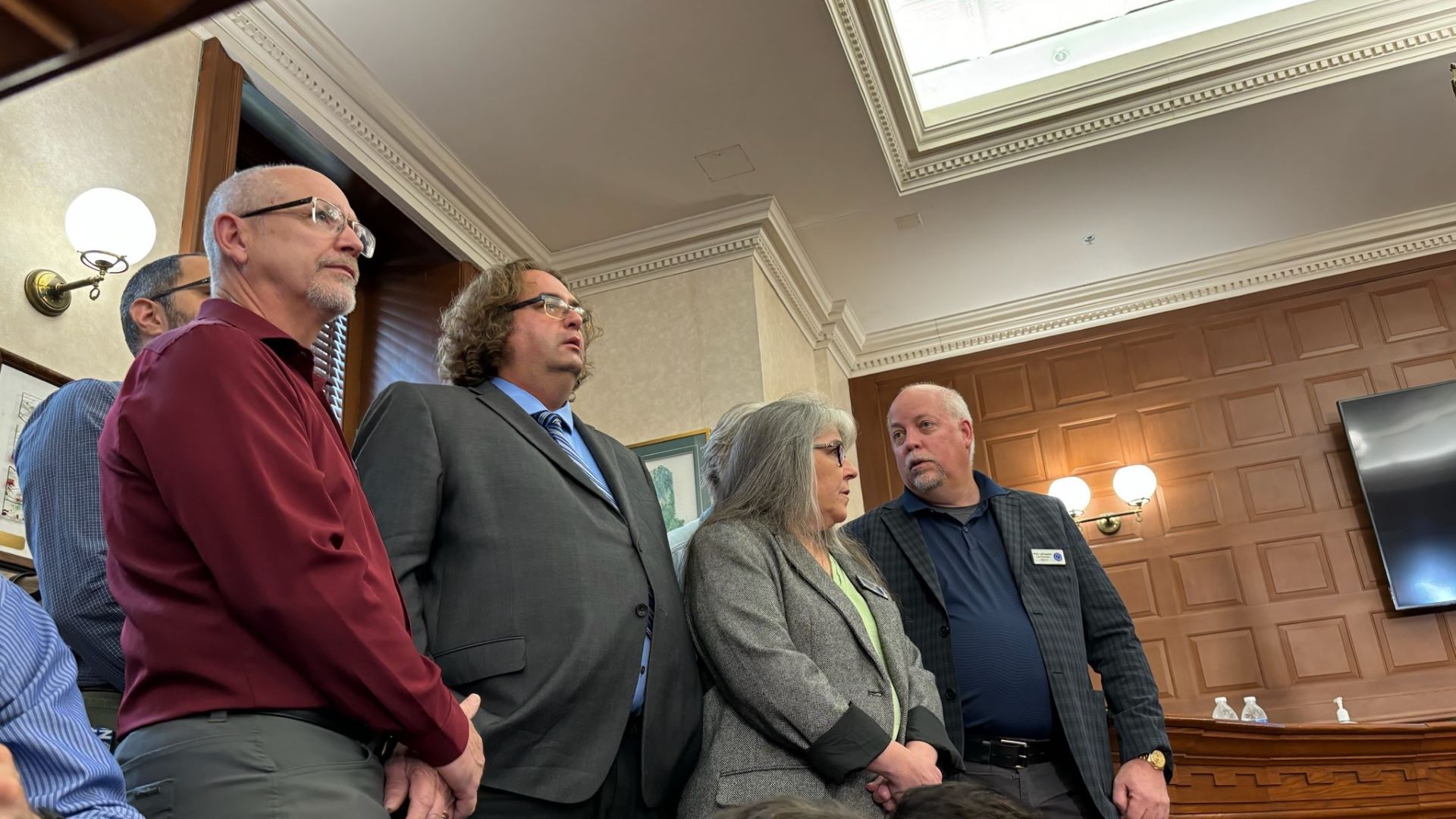 A group of councilors from Lewiston.