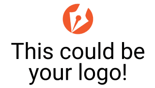 image that reads this could be your logo