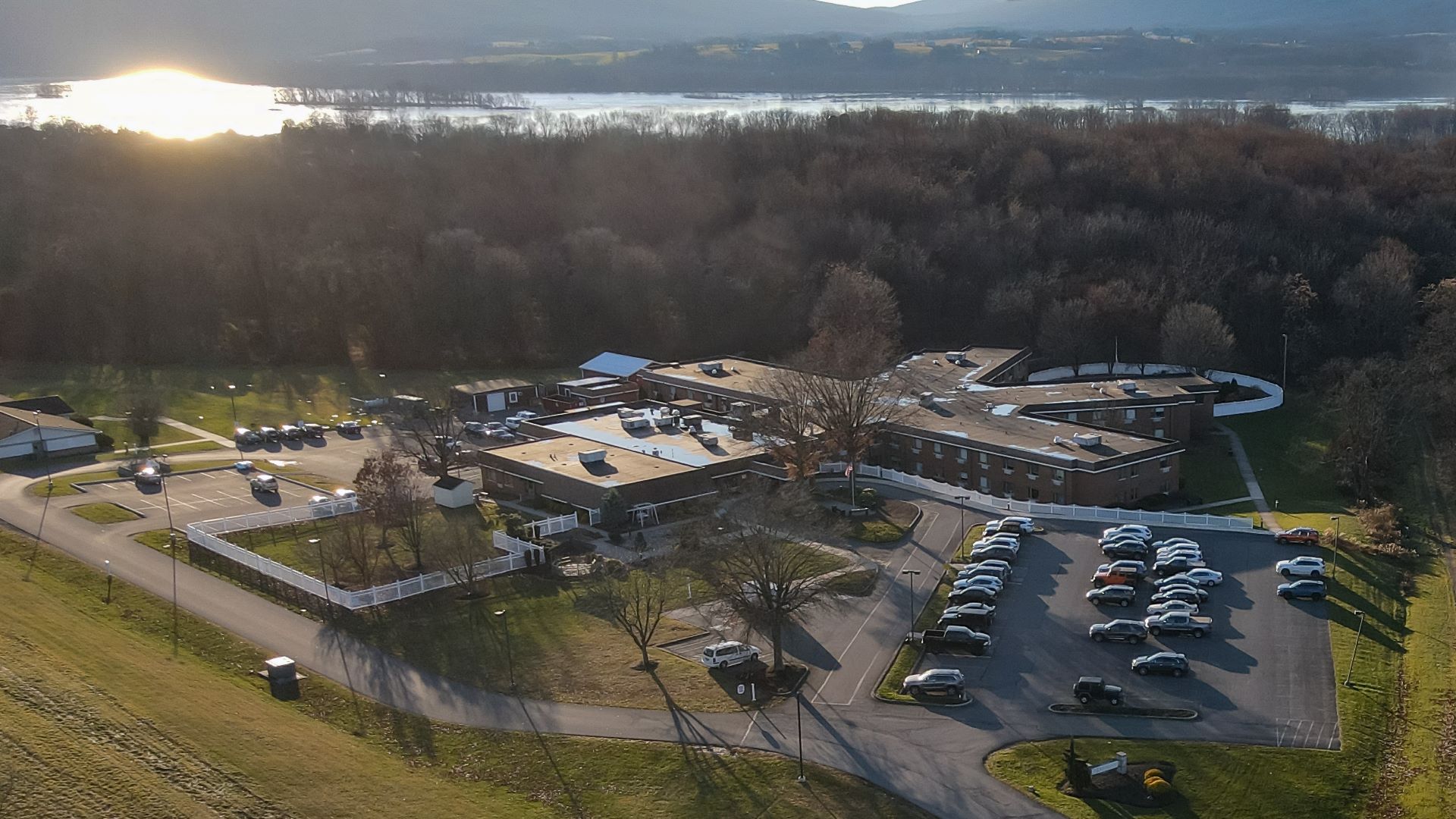 Aerial view of the Northern Dauphin nursing home.
