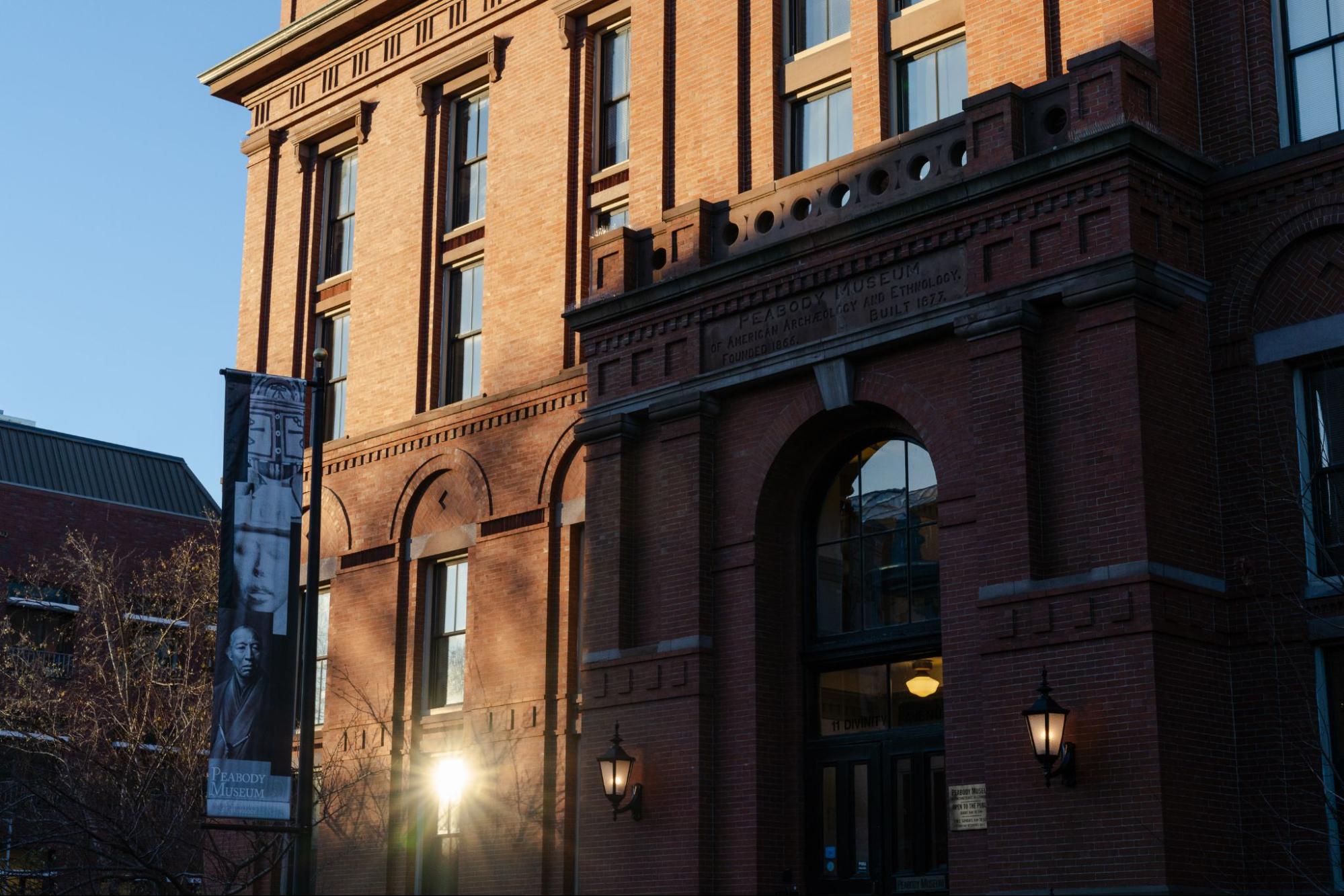 exterior of the Peabody Museum