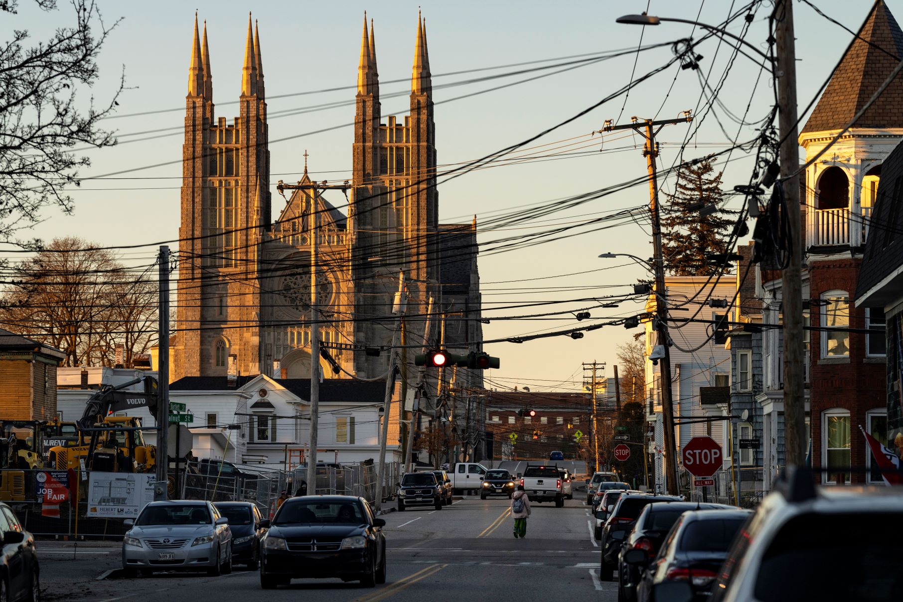 A view of Lewiston, Maine.