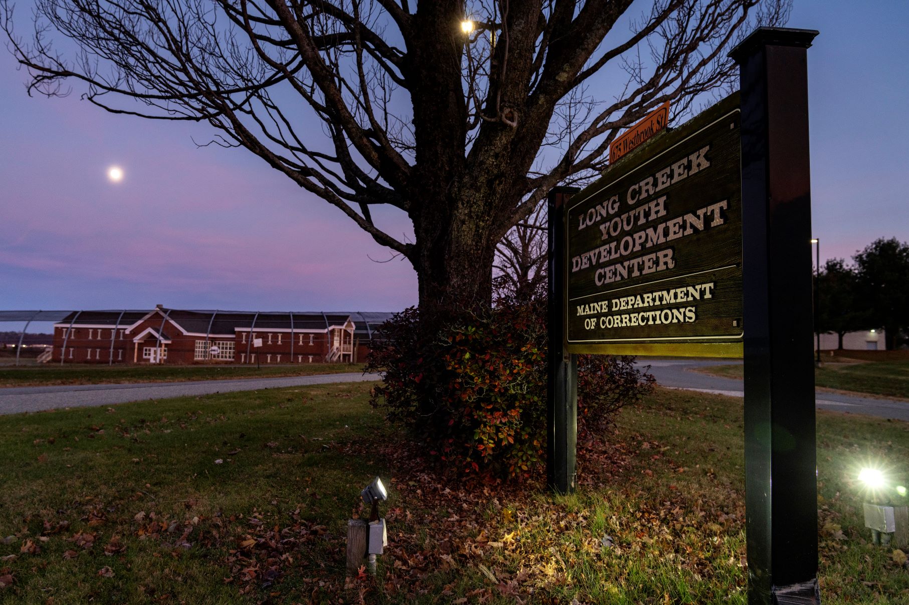 the exterior of the Long Creek correctional facility.