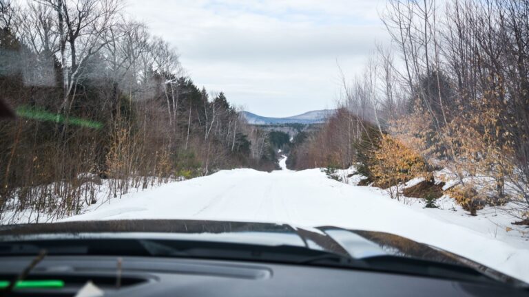 Mount Katahdin seen in the distance.