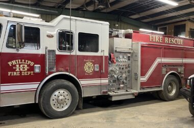 A fire truck for the town of Phillips.