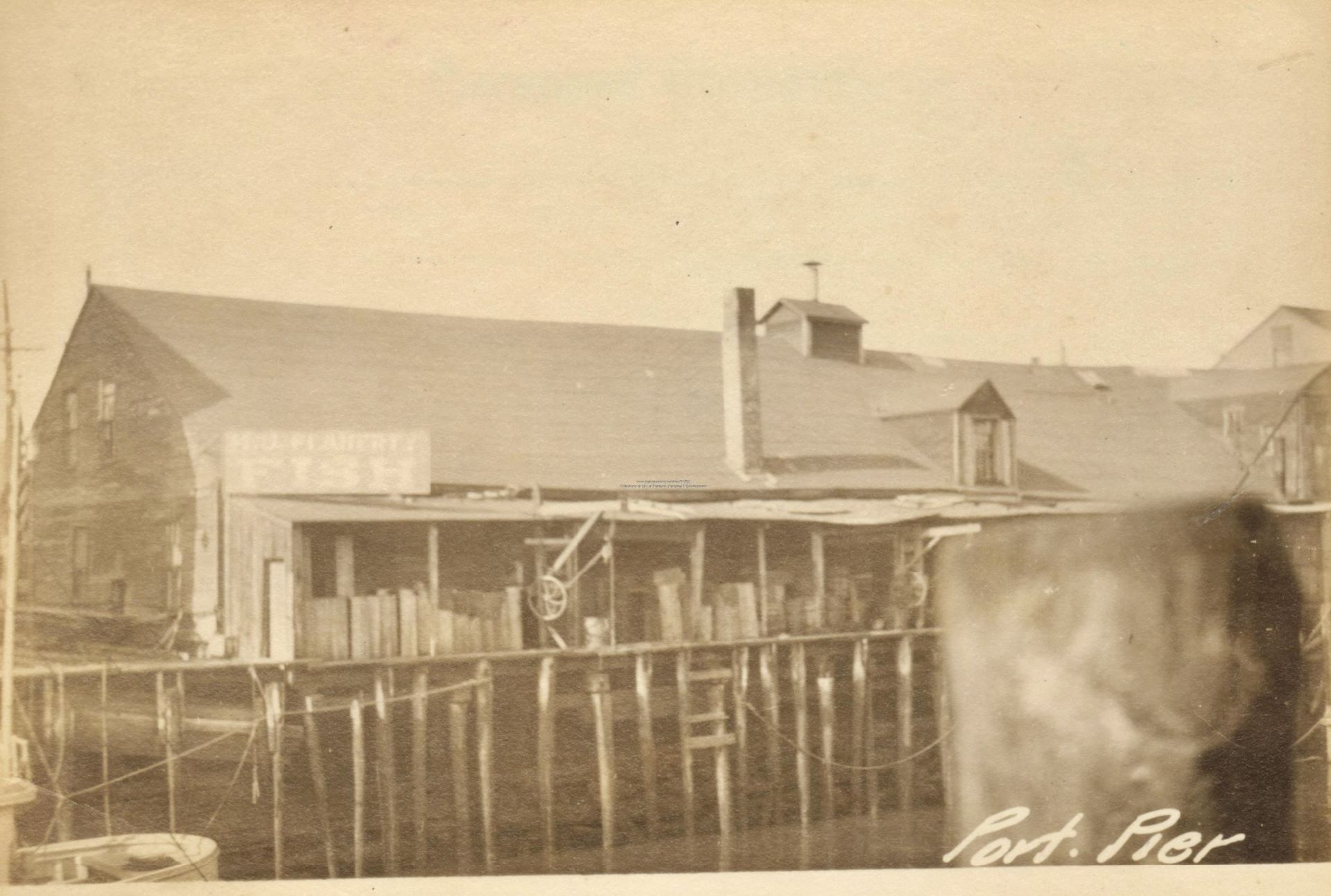 A photo from 1924 of 40 Portland Pier.