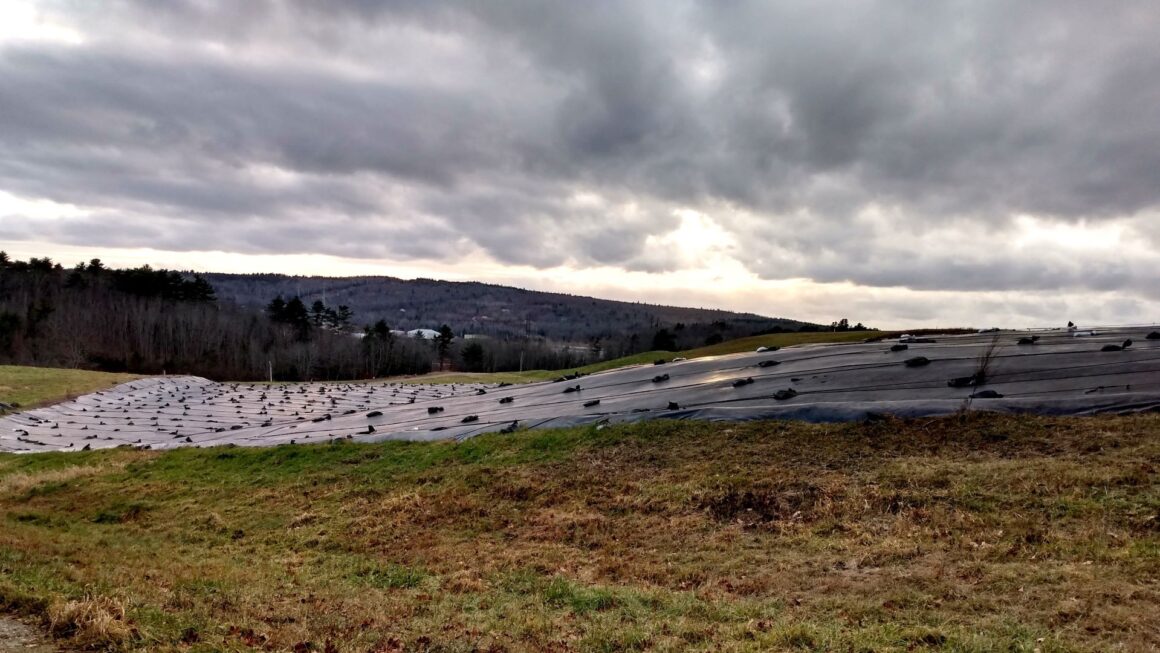 The hills of the Bucksport landfill.