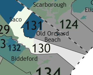 A map showing which communities are in this legislative district.