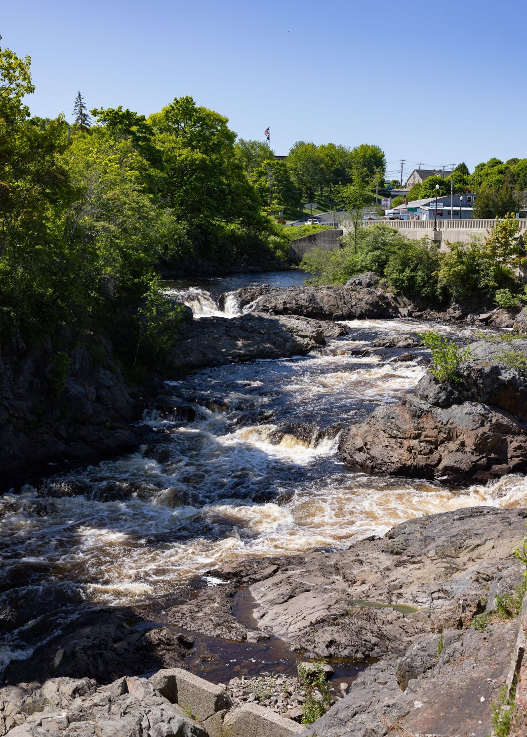 The Machias River.
