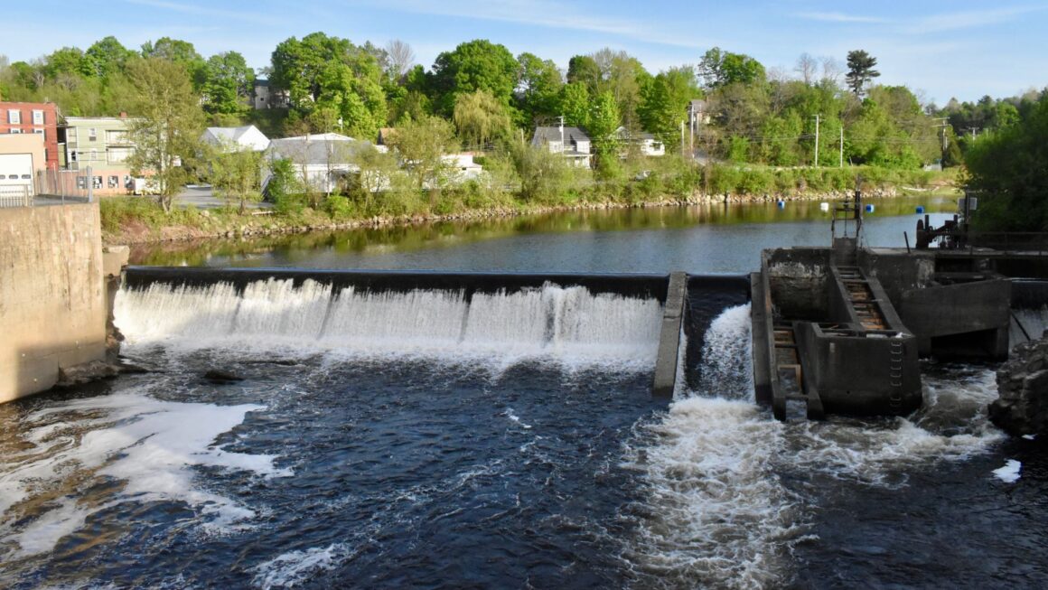 The Mayo Mill dam.