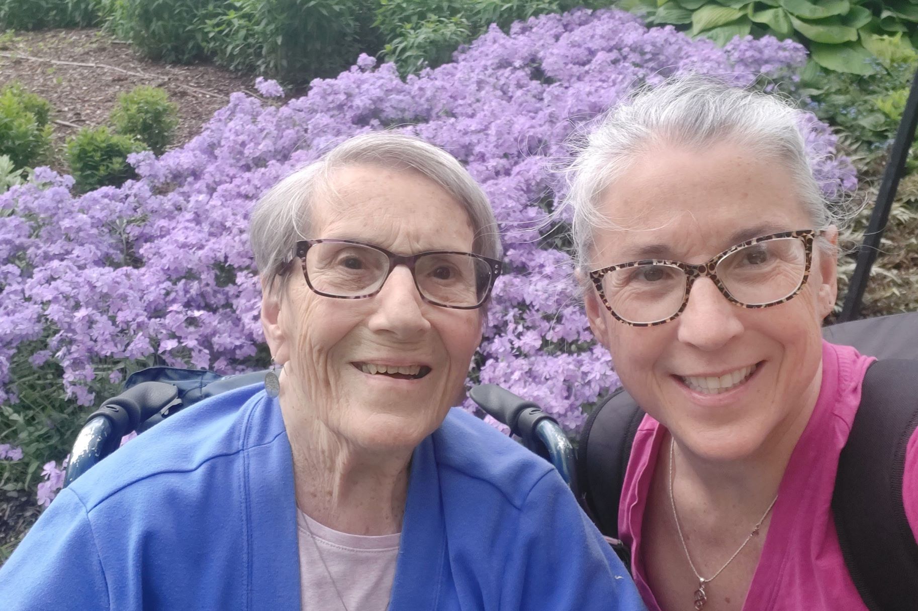 Pauline Kane and Ann Marie Kane pose for a photo.