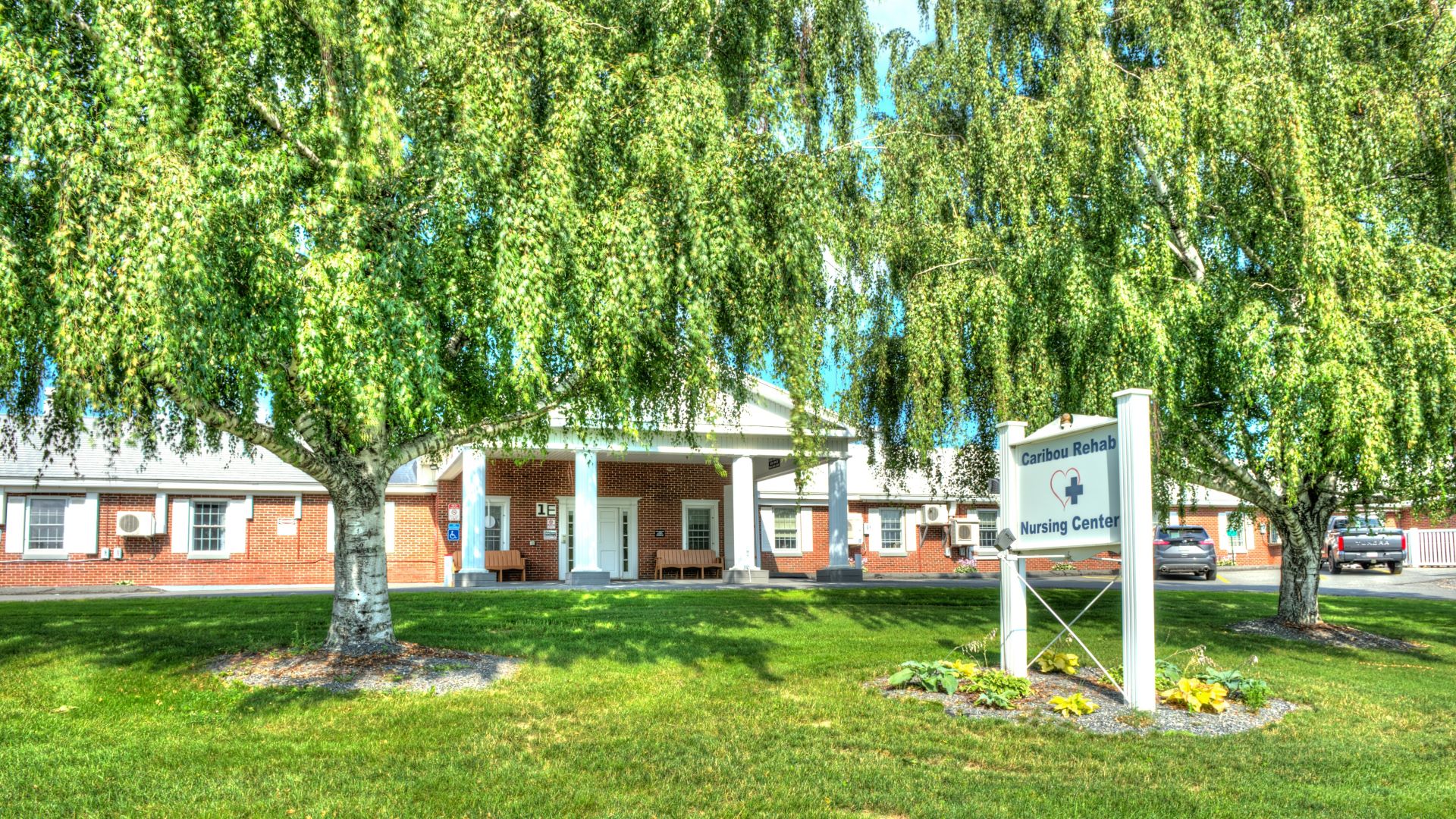 The exterior of the Caribou Rehab and Nursing Center.