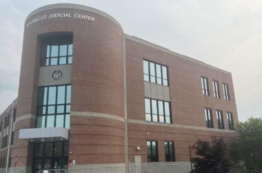 The exterior of the Penobscot Judicial Center.