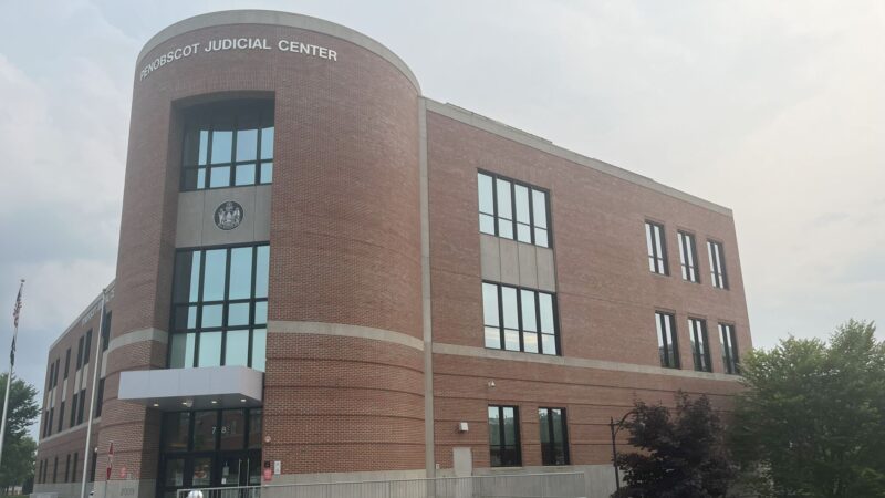 The exterior of the Penobscot Judicial Center.