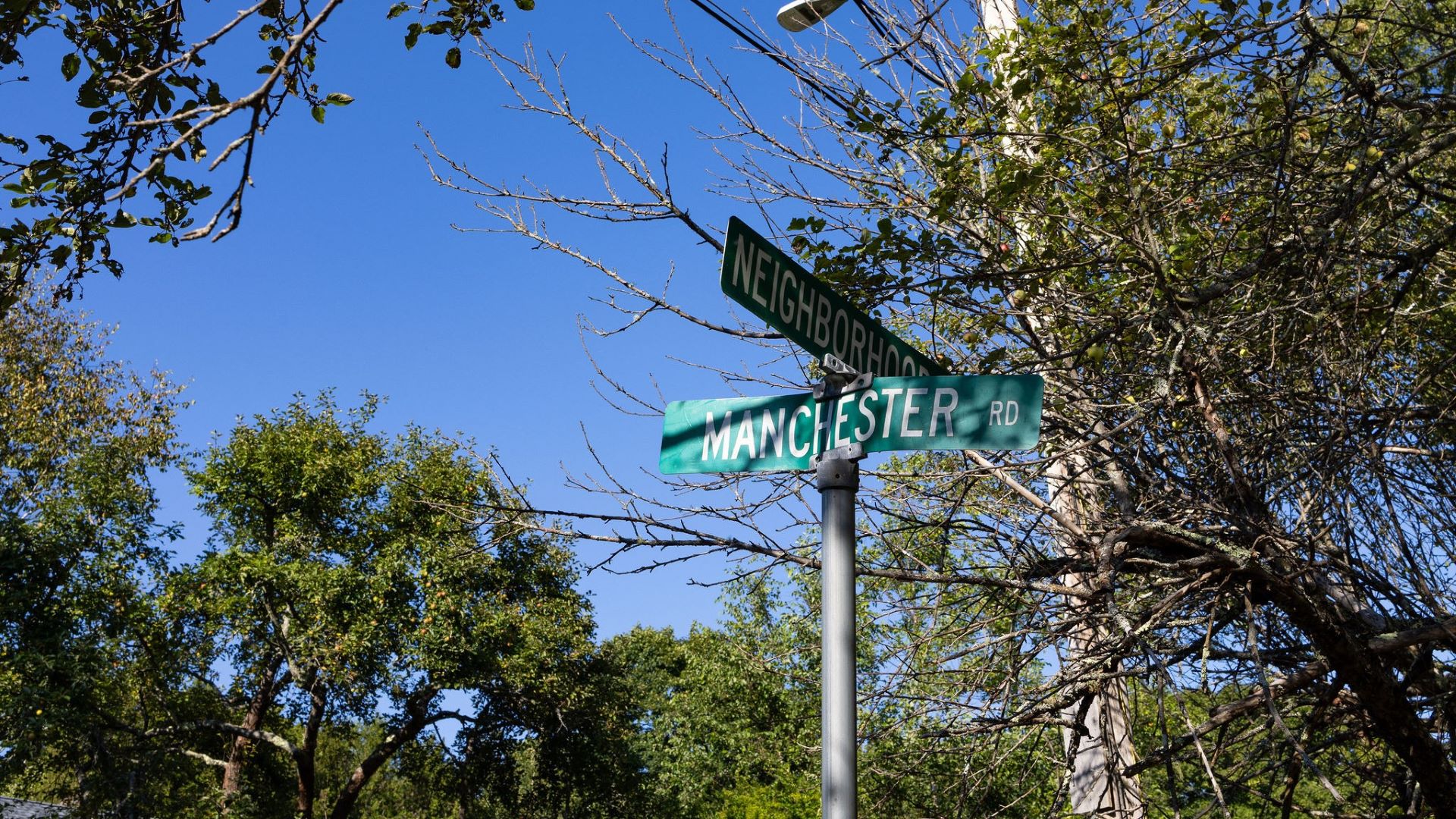 Street signs.