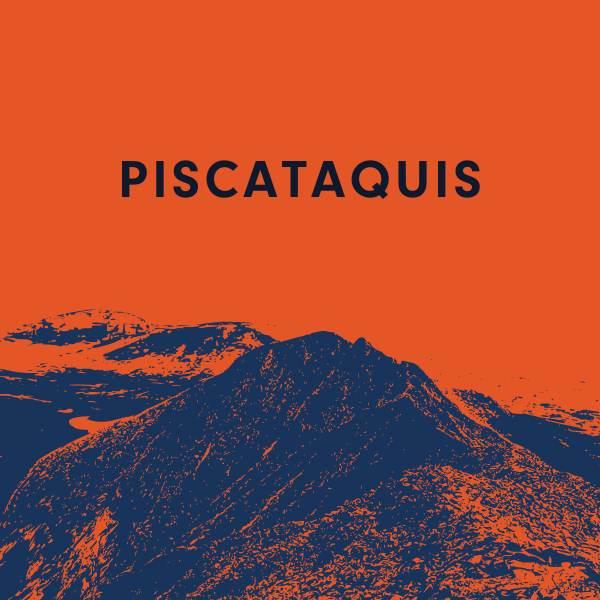 A box that takes readers to a Piscataquis County page with an illustration featuring mountains.