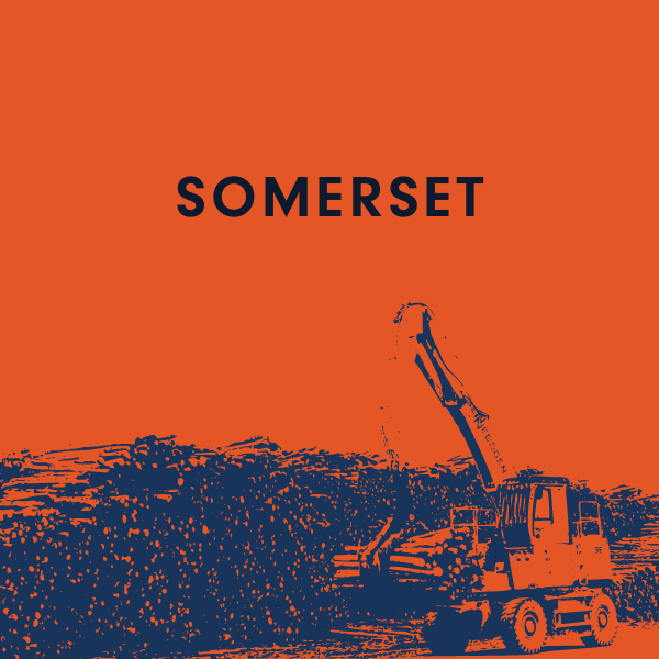 A box that takes readers to a Somerset County page featuring an illustration of timber.