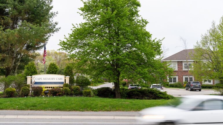 the entrance to the Cape Memory Care facility.