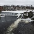 The Dover Foxcroft dam.