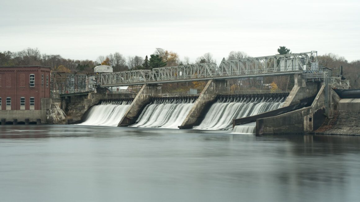 view of Shawmut Dam.