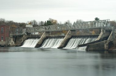 view of Shawmut Dam.