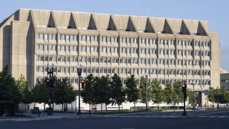 exterior of the US Department of Health and Human Services.