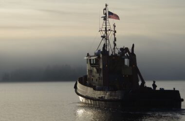 tugboat on the water.