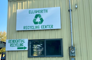 exterior of the ellsworth recycling center.