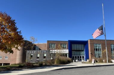exterior of lewiston high school.