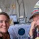 SAFE Maine workers pose for a selfie while tabling at the Common Ground Fair.