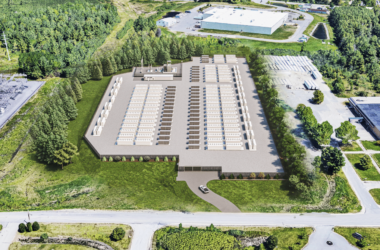 rendering of the storage project.