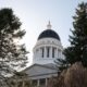 the exterior of the statehouse.