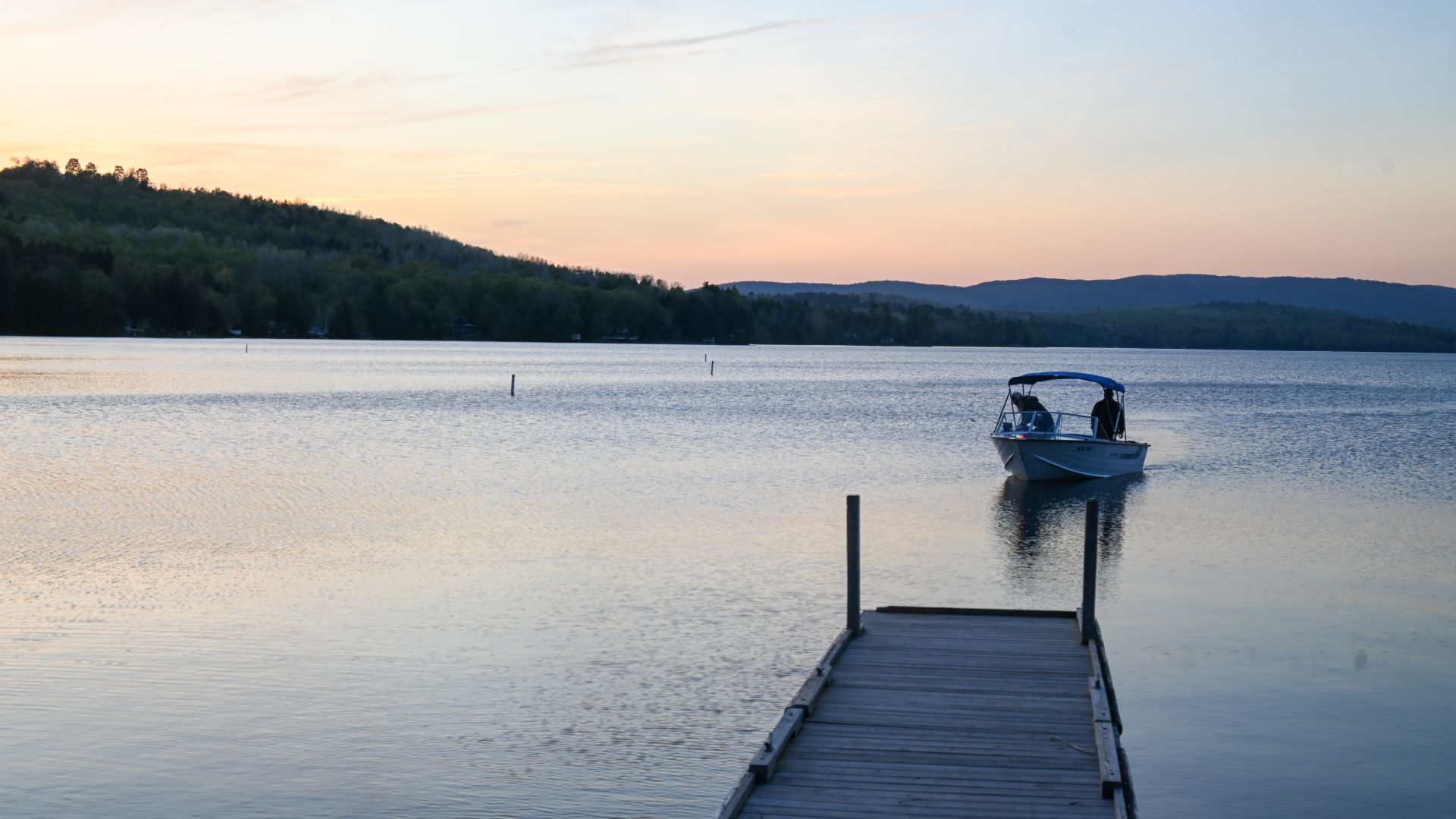 A view of the water in Embden.