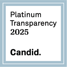 this seal shows that the maine center for public interest reporting, which publishes the maine monitor, received Candid's 2025 seal of platinum transparency rating.