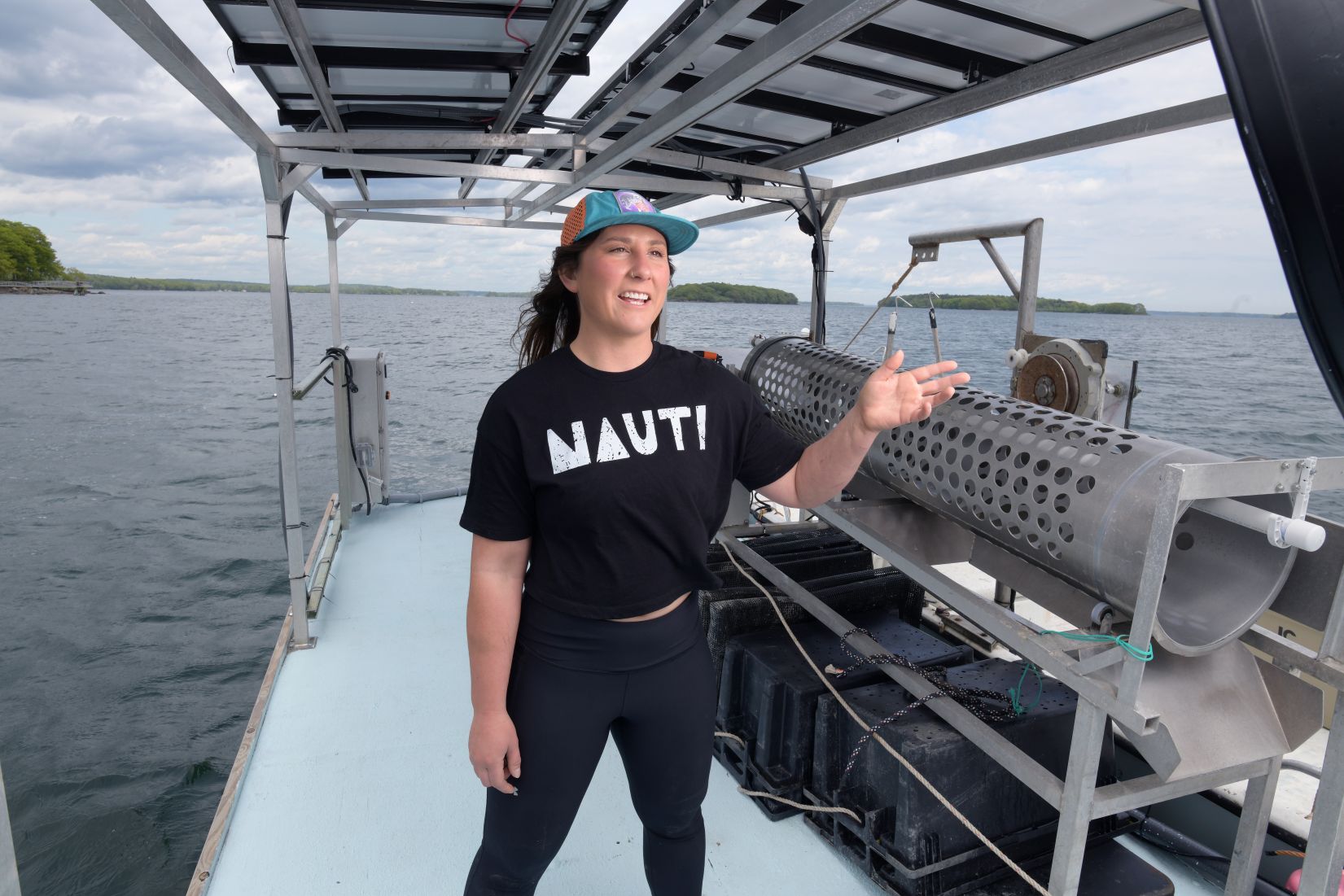 Alicia Gaiero explaining how her operations work.