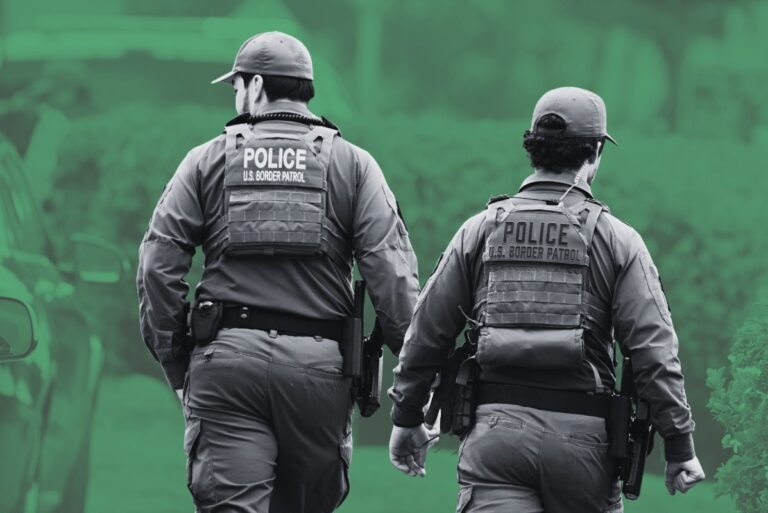 border patrol agents walking