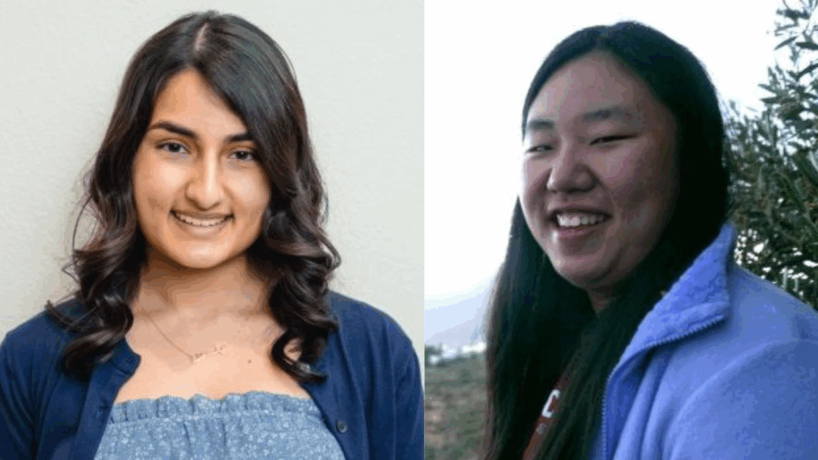 composite image of yasmeen khan and stacey zhang.