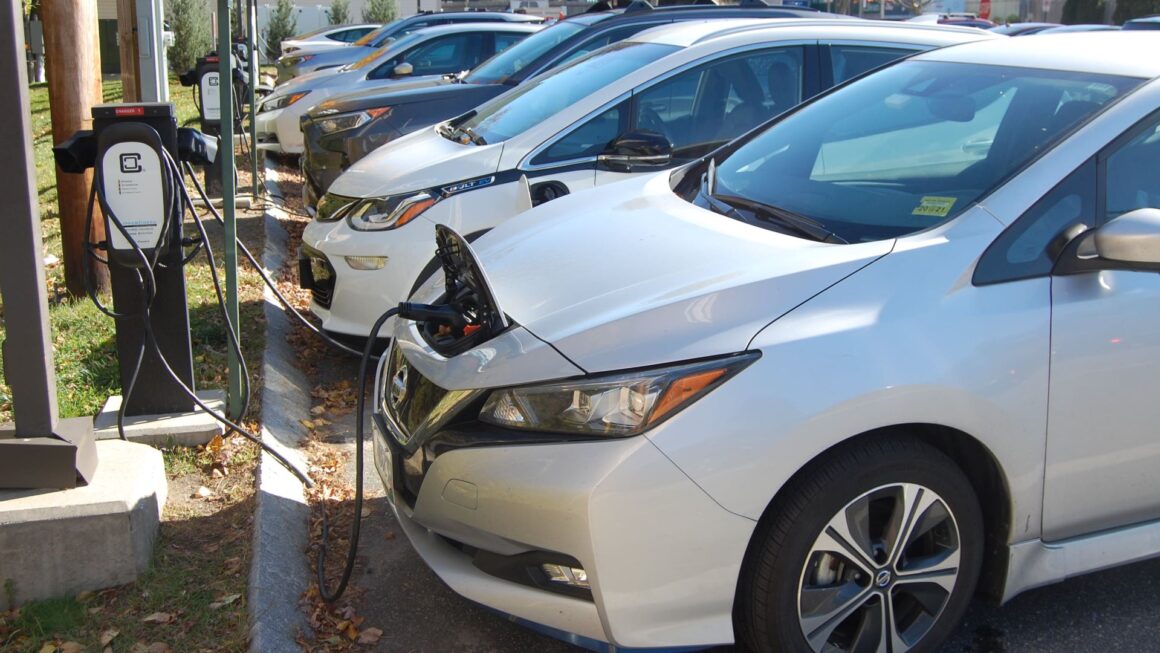 electric vehicles charging.