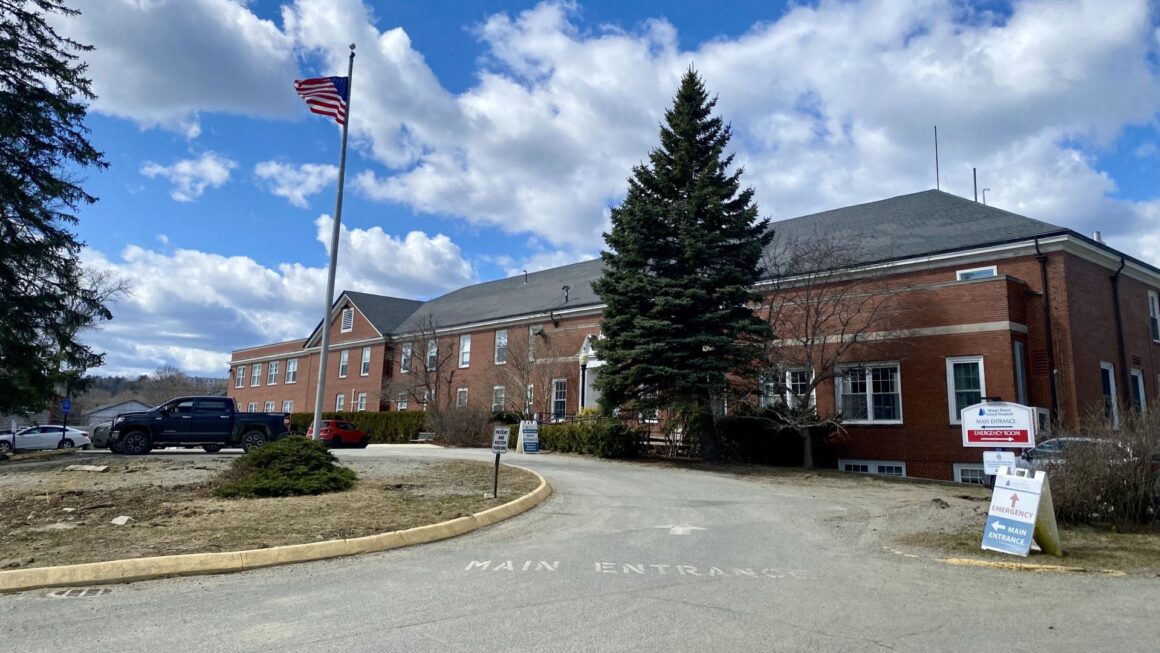 exterior of the mount desert island hospital.