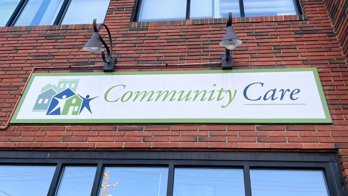 exterior of the Community Care building.