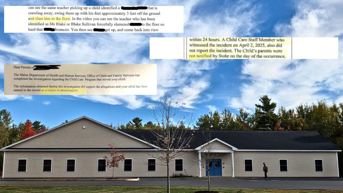 portions of incident reports overlayed on an image of the Brewer facility.