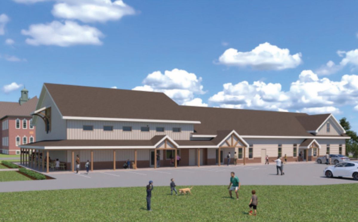 a rendering of the proposed childcare facility.