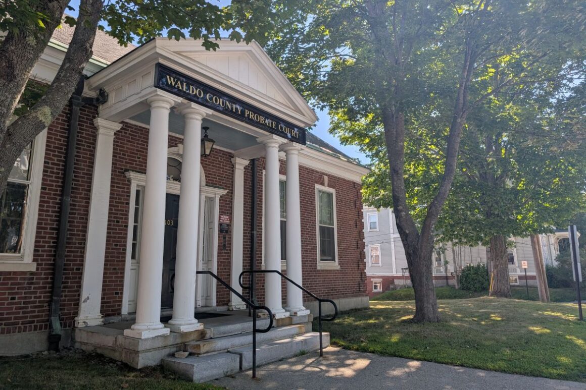 exterior of the Waldo County probate court.