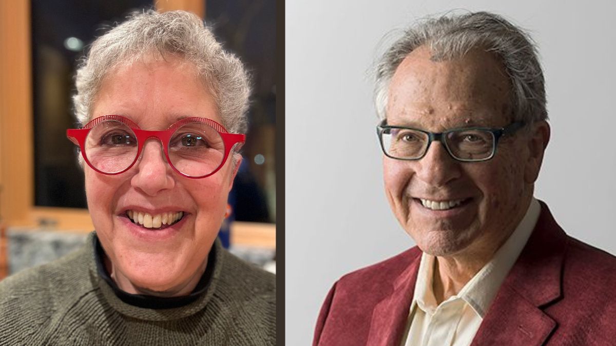headshots of Emily Barr and Jed Davis.