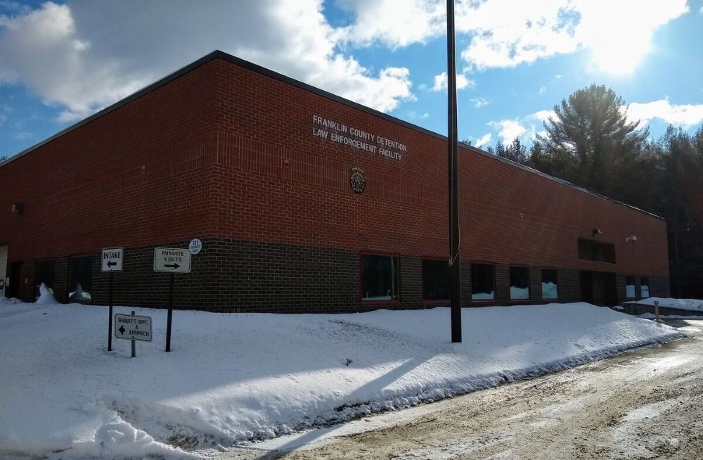 exterior of the franklin county detention center