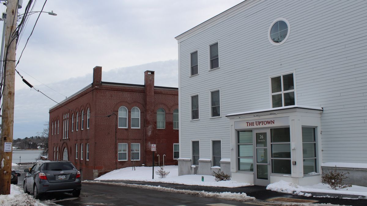 exterior of the uptown building.