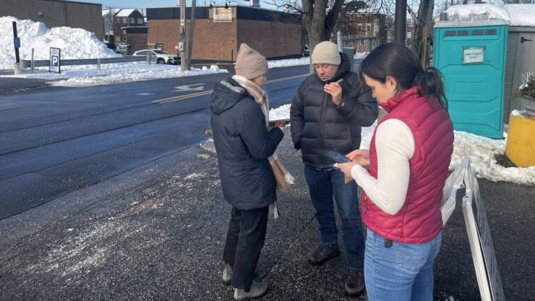 people discussing the aftermath of the incident.