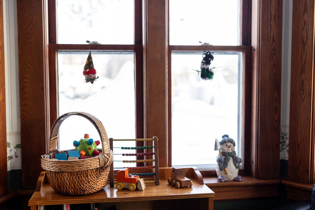 interior of a doctor's office waiting room